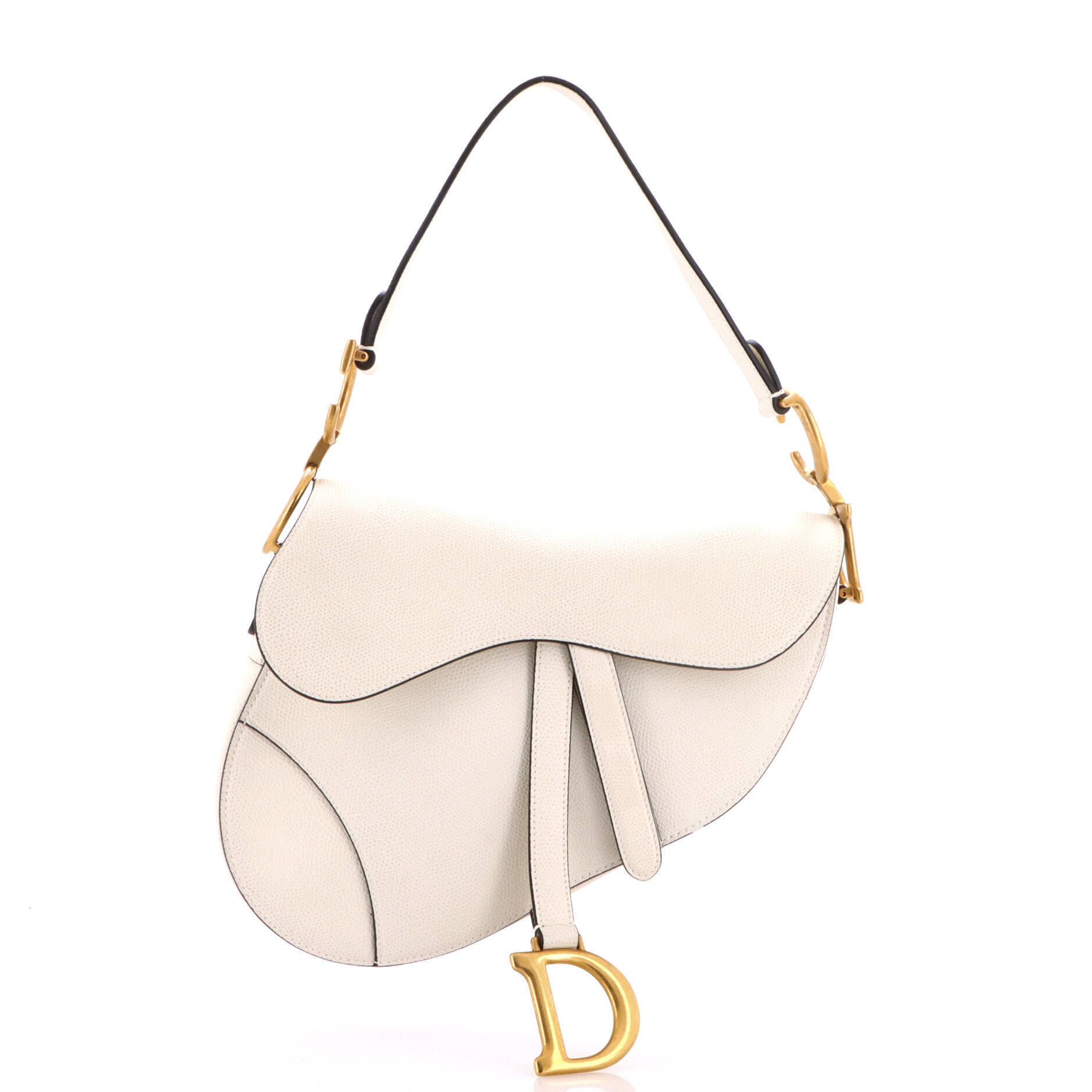 Christian Dior Medium Saddle Handbag Leather
